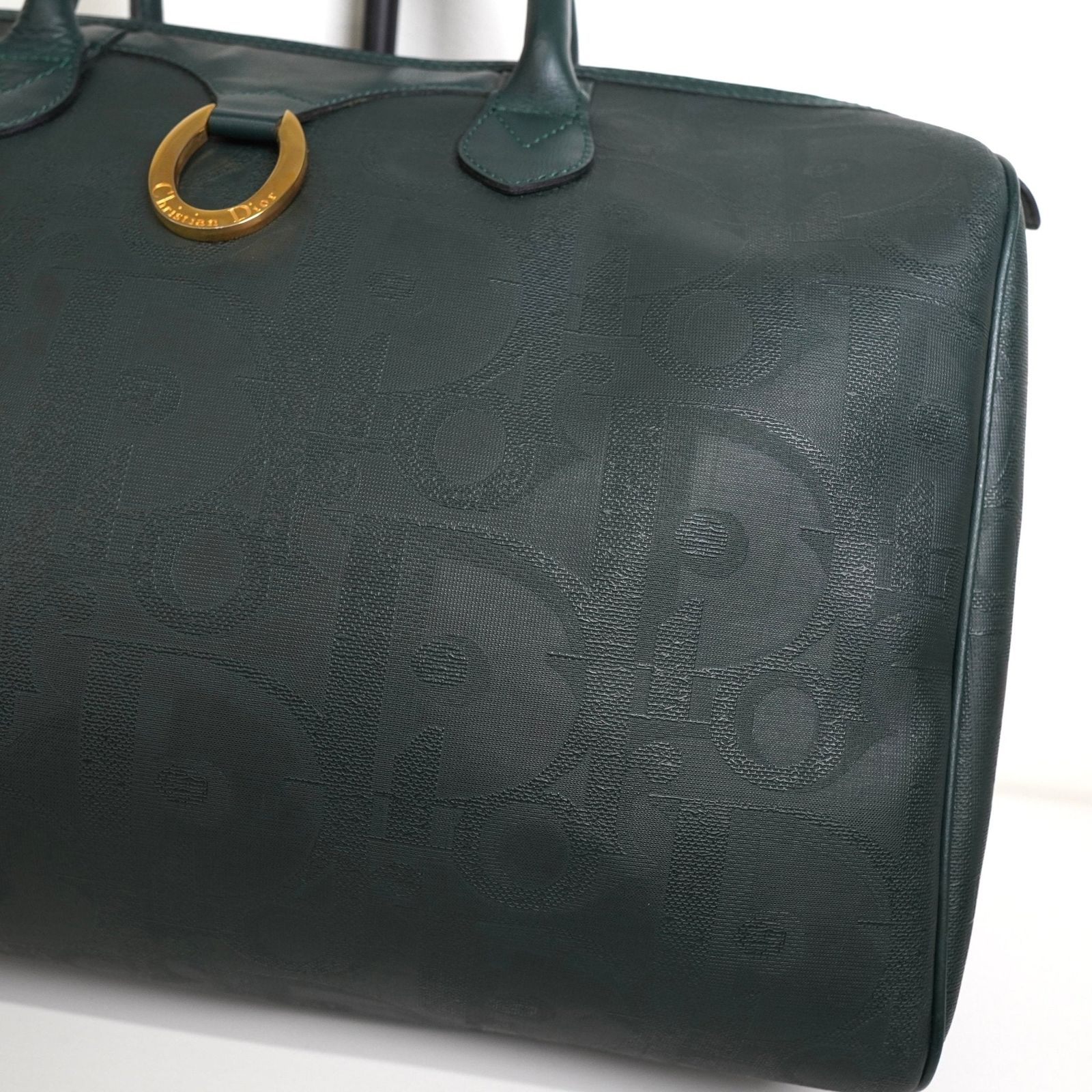 クリスチャン ディオール トロッター PVC / レザー ボストンバッグ
