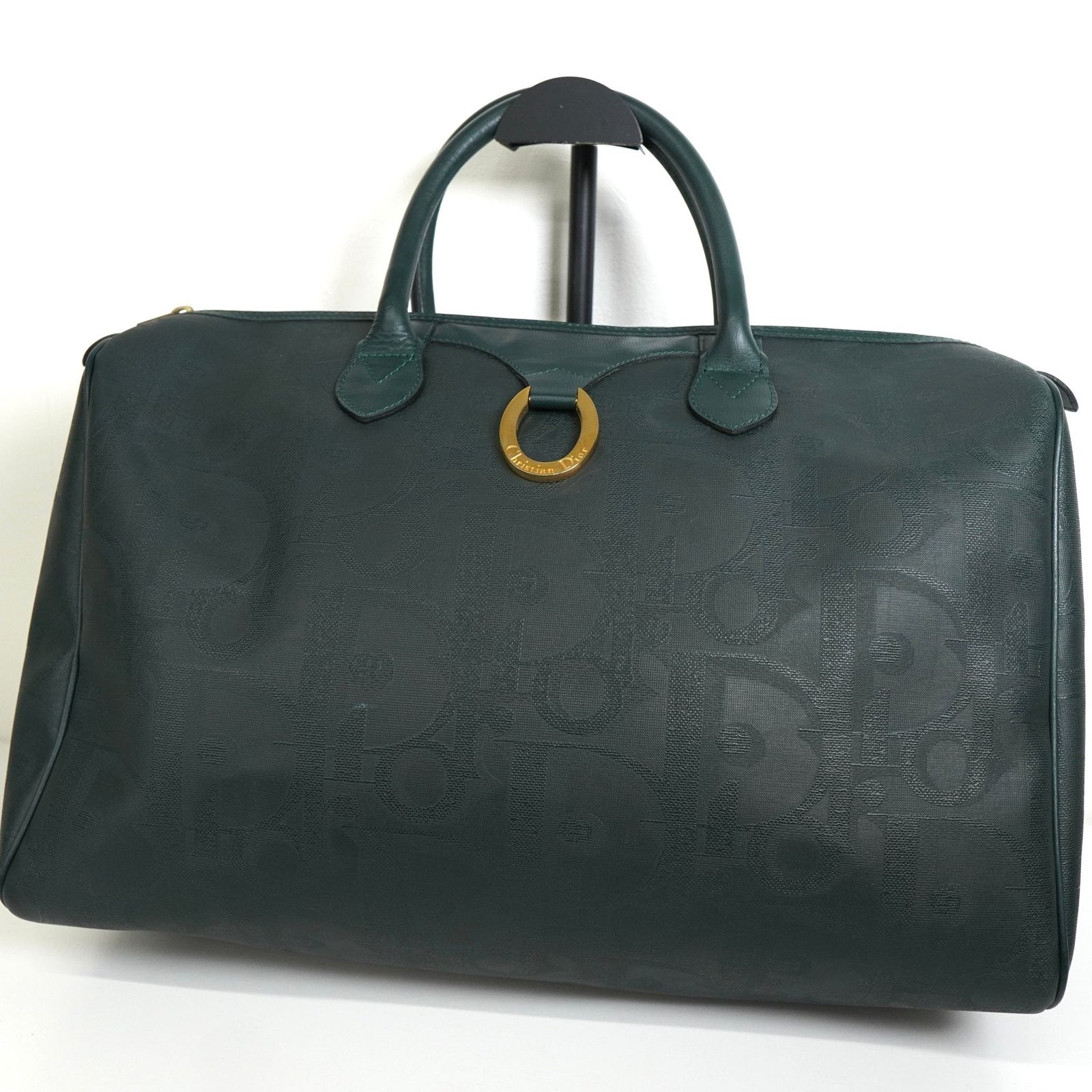 クリスチャン ディオール トロッター PVC / レザー ボストンバッグ