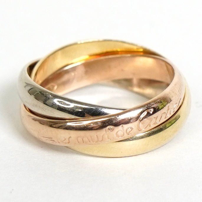 カルティエ トリニティ リング クラシック 750 YG WG PG 51 11号