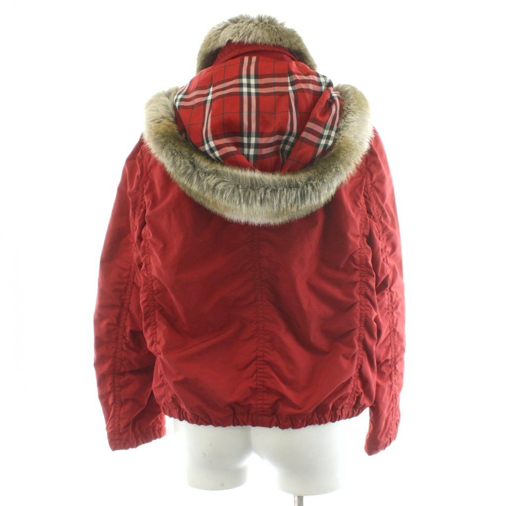 バーバリーブルーレーベル BURBERRY BLUE LABEL 中綿ジャケットフード