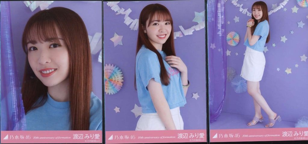 乃木坂46 結成10周年記念 渡辺みり愛 10th anniversary 3枚コンプ