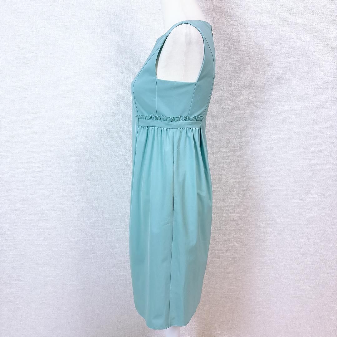 美品】FOXEY NEW YORK Aラインフレア ノースリーブワンピース 38