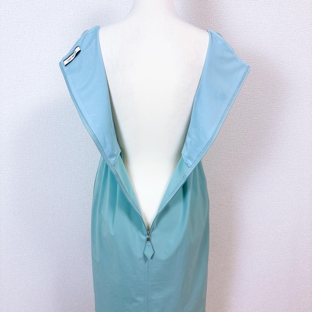 美品】FOXEY NEW YORK Aラインフレア ノースリーブワンピース 38