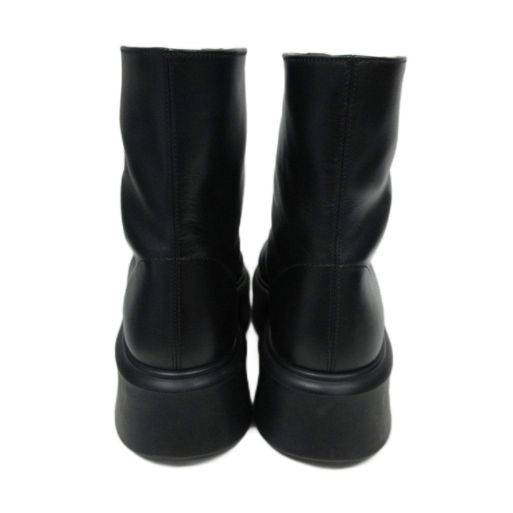 ザロウ THE ROW ZIPPED BOOT I フロントジップ アンクルブーツ レザー