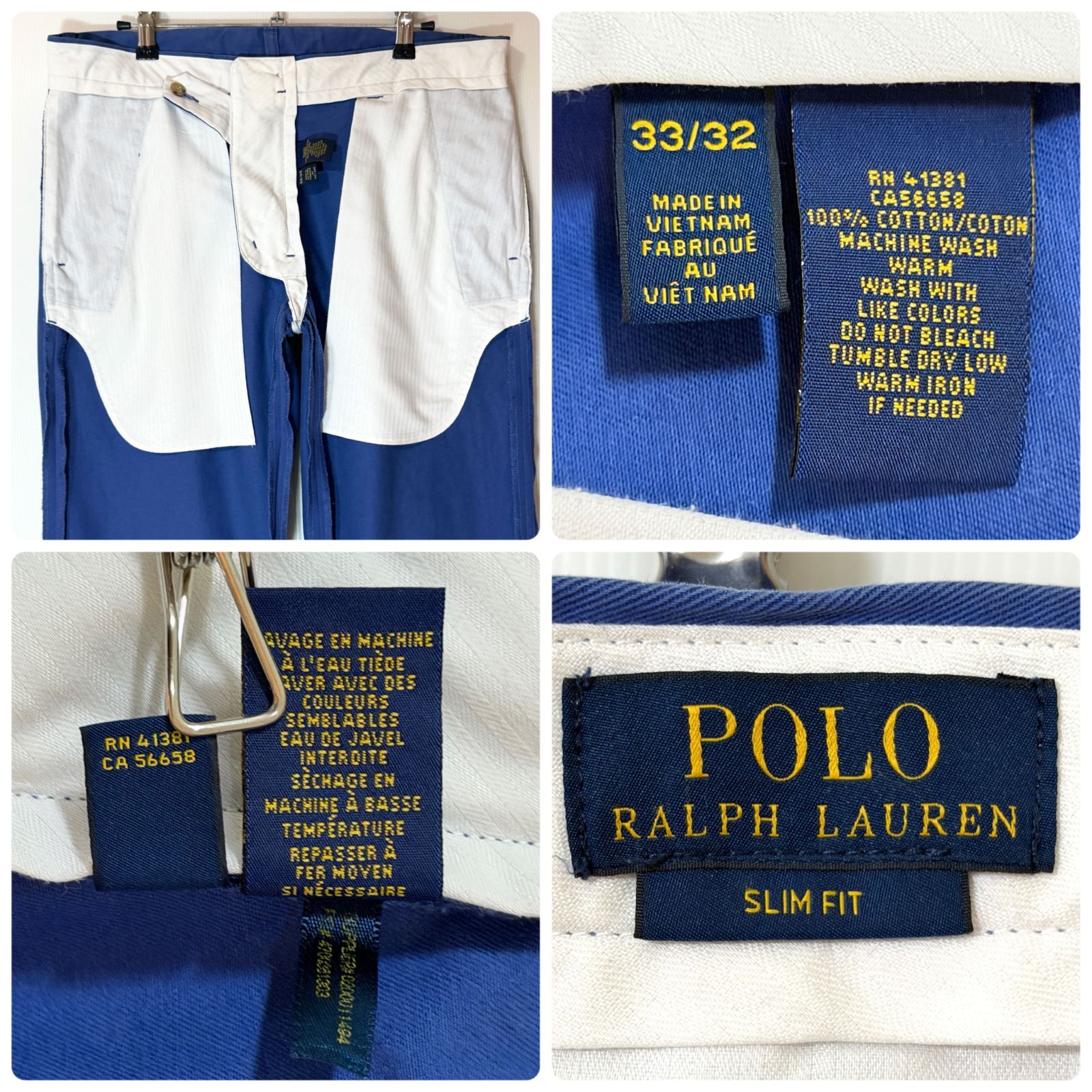 Polo Ralph Lauren ポロラルフローレン ノータック チノパン SLIM FIT