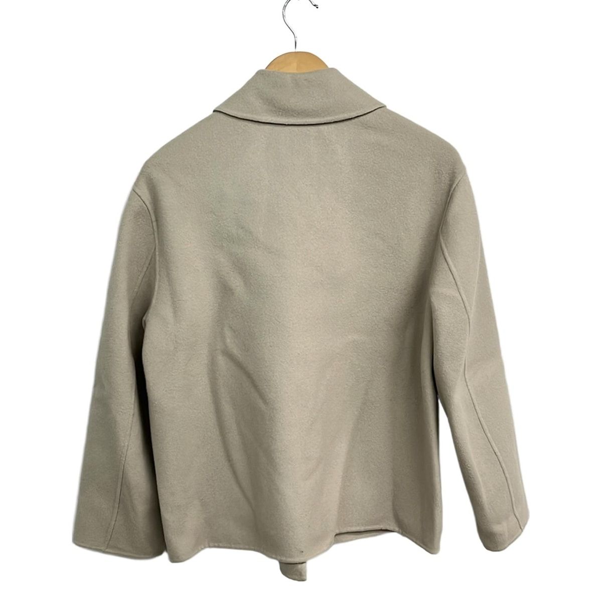 theory(セオリー) Pコート サイズP M レディース美品 - ベージュ 長袖