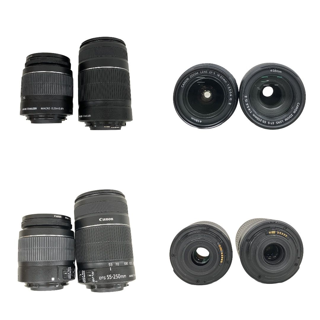 Canon EOS Kiss X5 EFS 18-55mm EFS 55-250mm DS126311 ダブルズーム