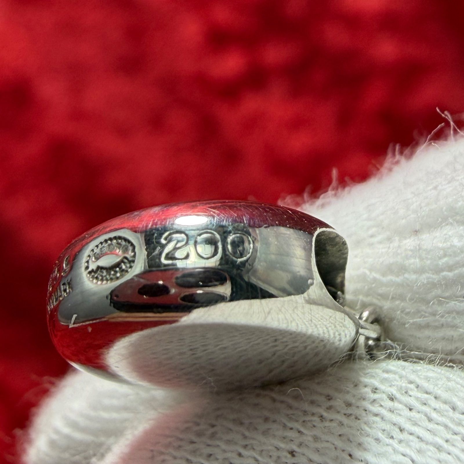 美品 ラウンド ネックレス ♯200 ジョージジェンセン/GEORG JENSEN