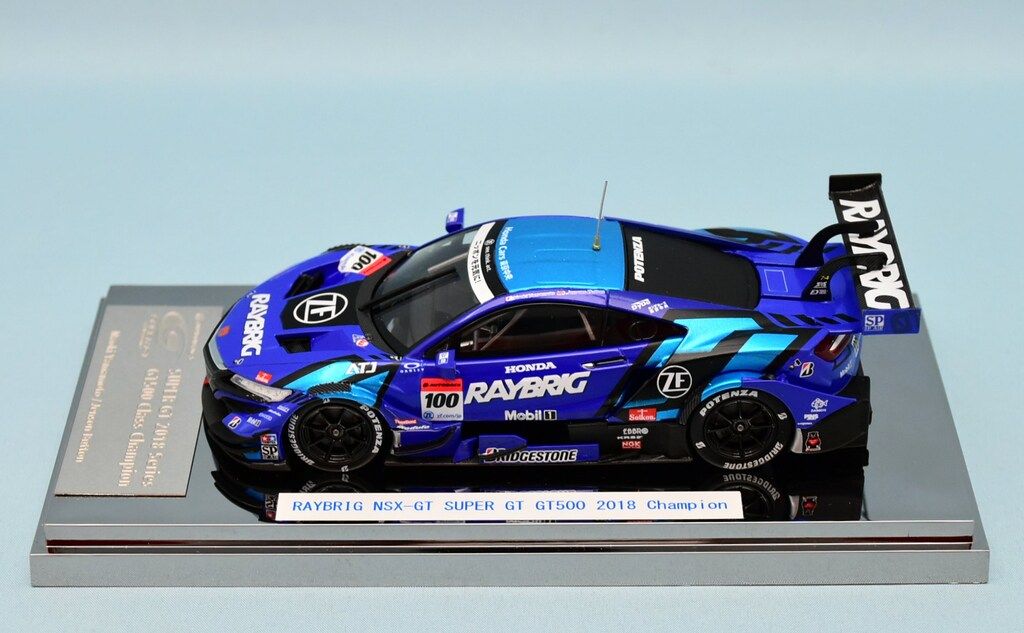 EBBRO 1/43 RAYBRIG NSX-GT SUPER GT GT500 2018 Champion Car No.100