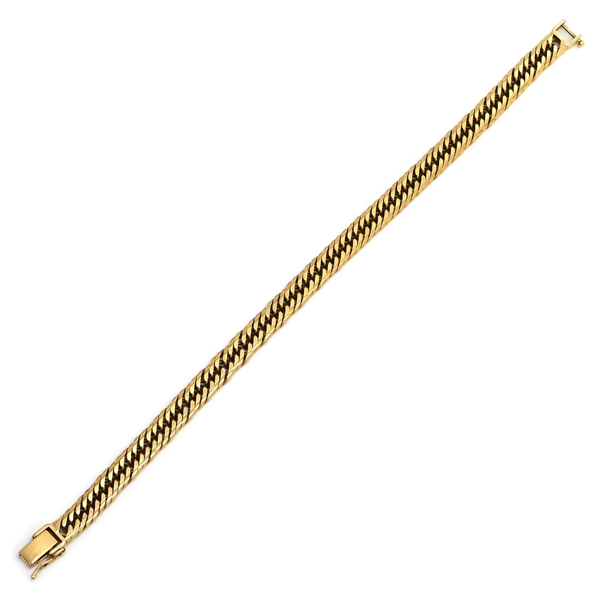 喜平 18金 ブレスレット K18 20.3cm KIHEI 30.5g 16面トリプル 