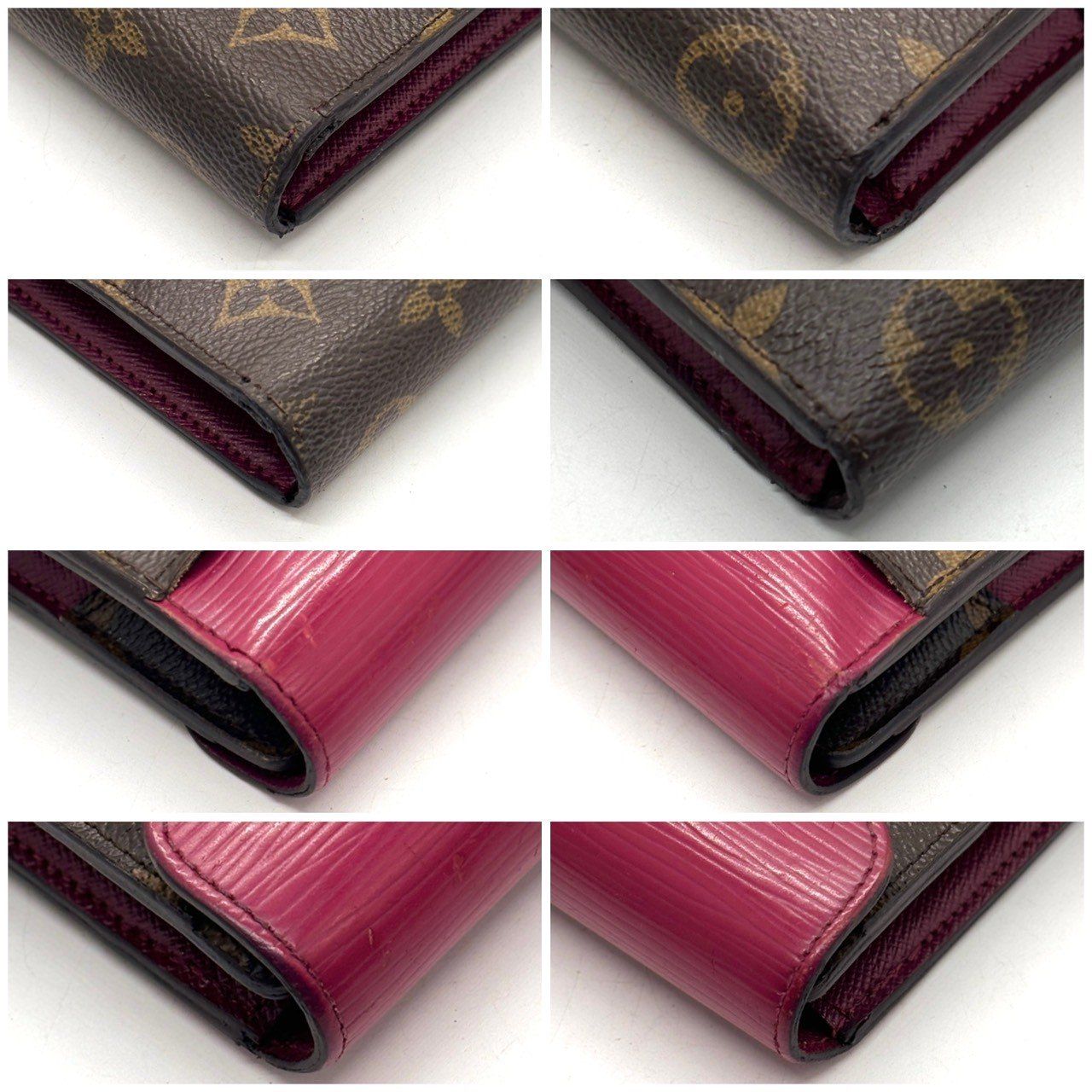 内側に、私の華】 LOUIS VUITTON ポルトフォイユ マリールーロン 