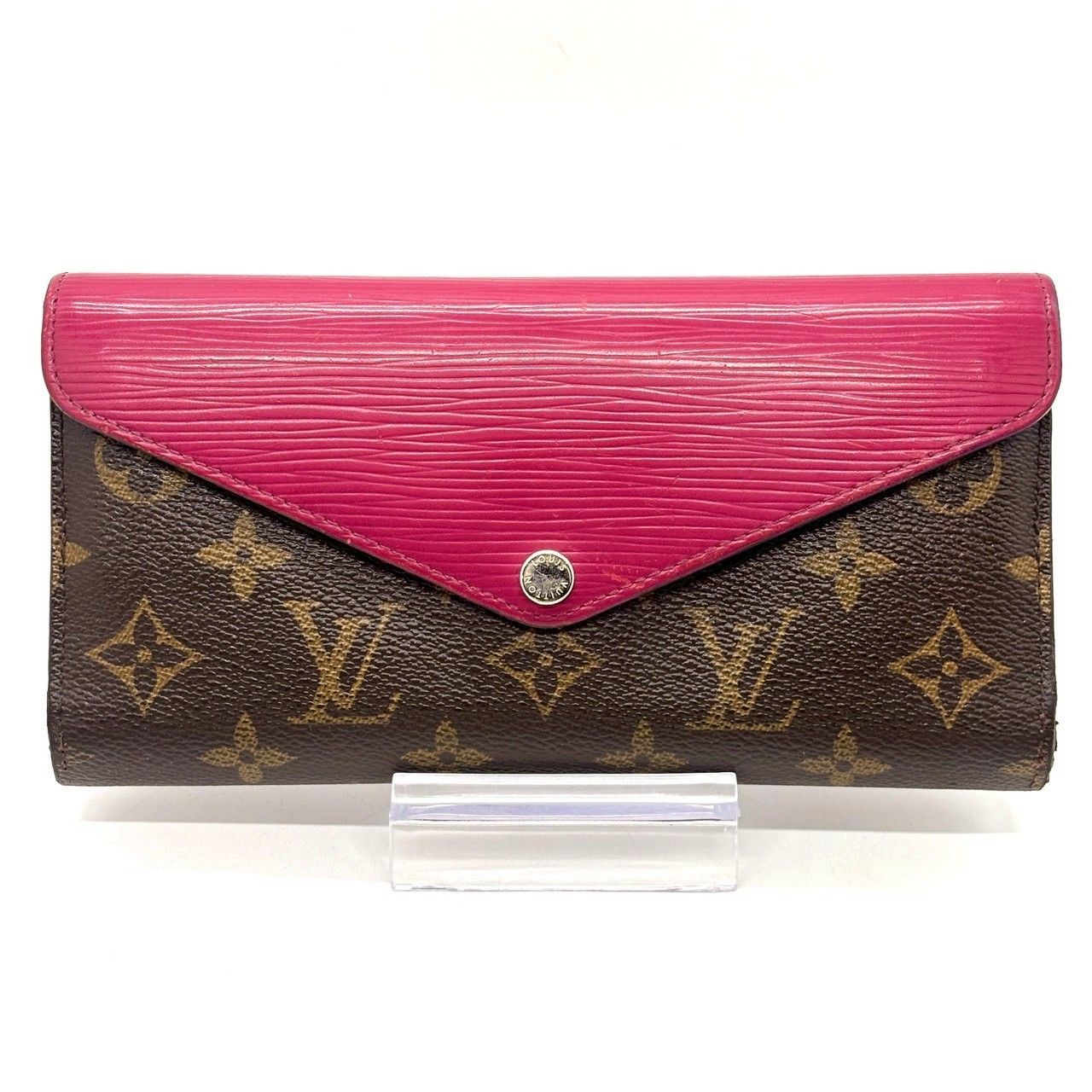 内側に、私の華】 LOUIS VUITTON ポルトフォイユ マリールーロン