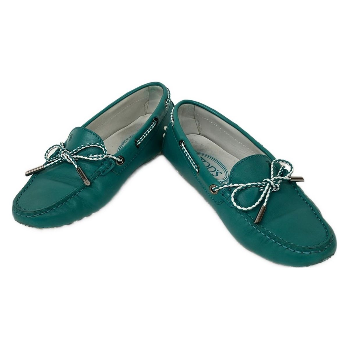 希少♡トッズ ローファー モカシンドライビングシューズ ミント