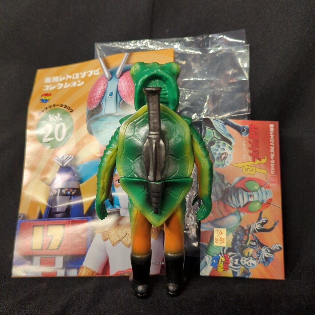 東映レトロソフビコレクション カメバズーカ １期　未開封 メディコム・トイ ミドルサイズ/東映レトロソフビコレクション 仮面