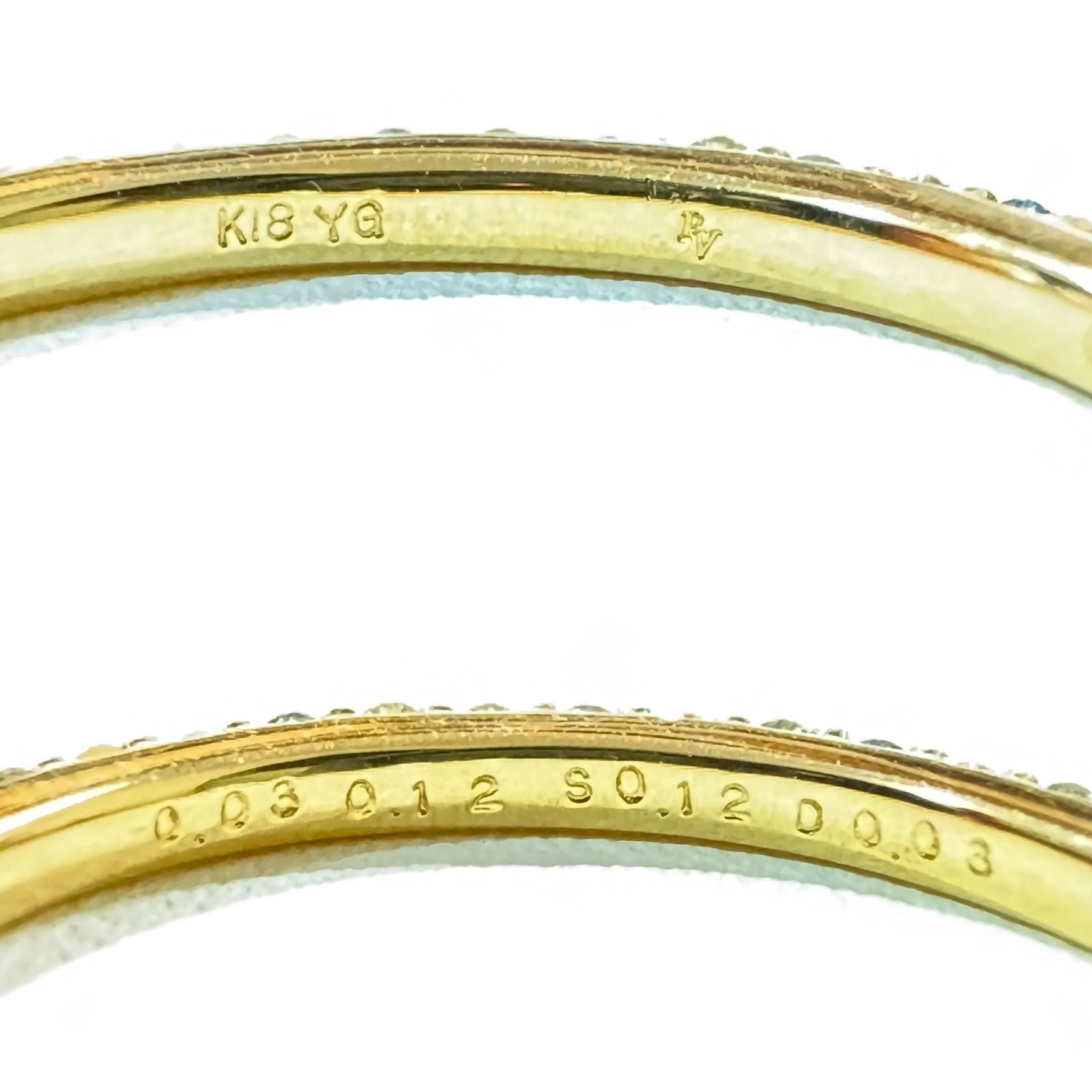 ポンテヴェキオ◇カリーナ*9号*サファイアリング*フルエタニティ*K18