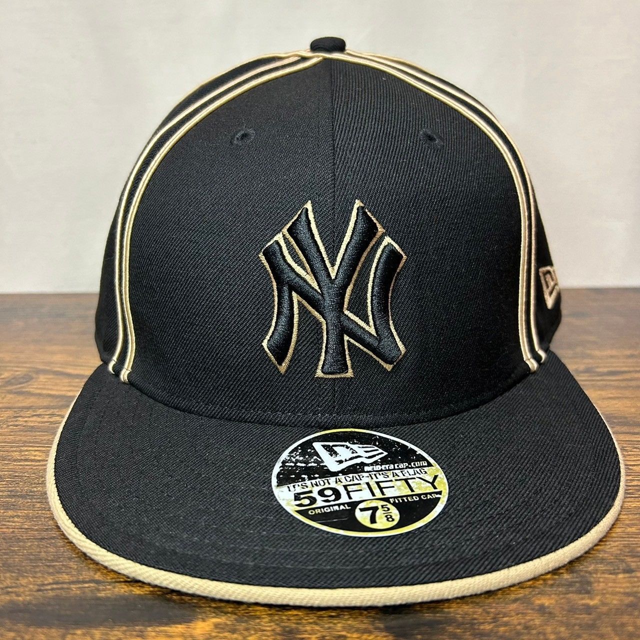 D87 ニューエラ 59fifty ヤンキース usa生地 ヴィンテージ1710 - メルカリ