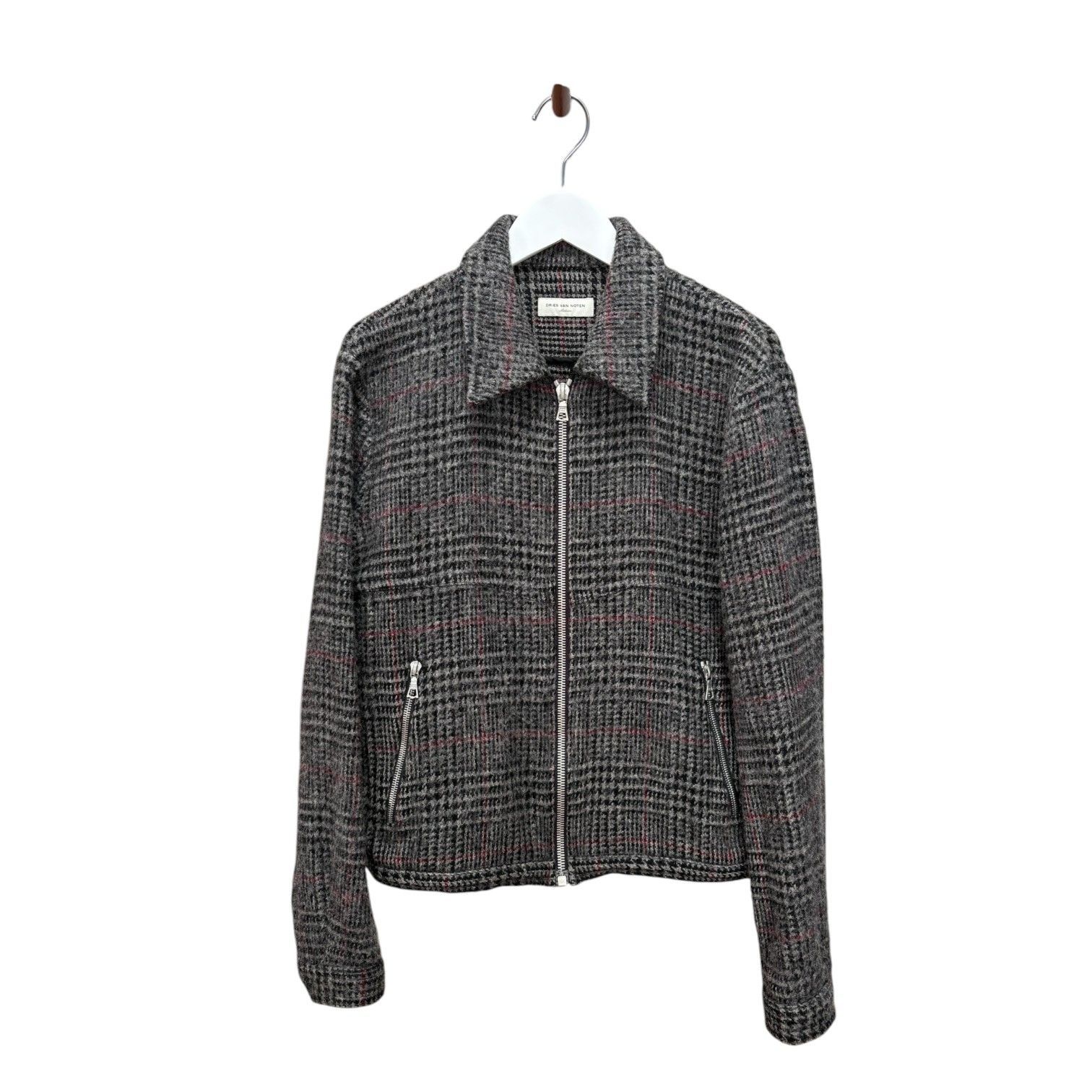 DRIES VAN NOTEN チェック柄シャツブルゾンMサイズ DRIES VAN NOTEN