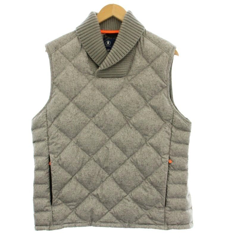 RALPH LAUREN カシミヤ混ショールカラー ダウンベスト RALPH LAUREN カシミヤ混ショールカラー ダウンベスト ラルフローレン