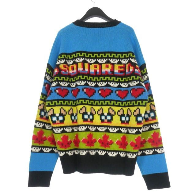 ディースクエアード DSQUARED2 23AW CIRO CREWNECK KNIT モヘア混 