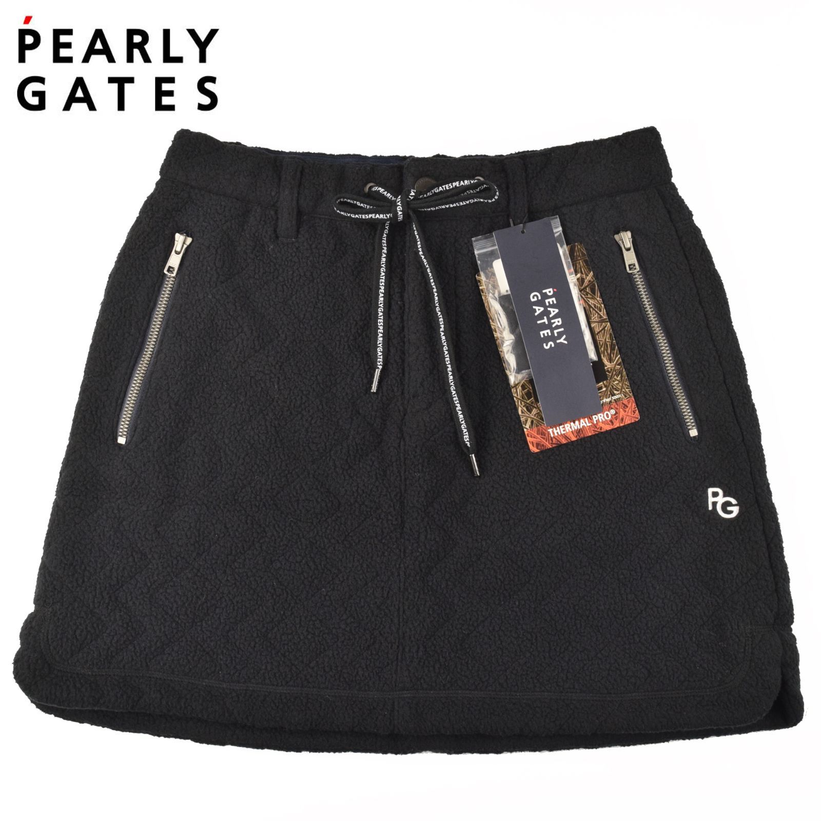 サイズ：0・S・新品】パーリーゲイツ 軽くて暖かいPOLARTEC フリース