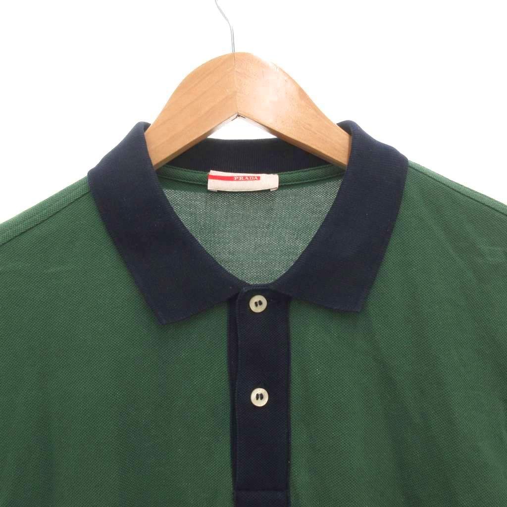 PRADA ダークグリーン ポロシャツ PRADA - プラダ PRADA ポロシャツの通販 by KOMEHYO ONLINE ラクマ店