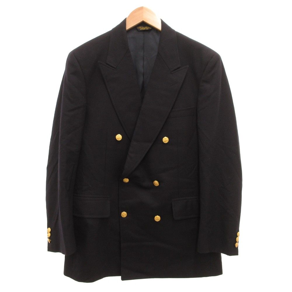 BROOKS BROTHERS】 紺 金ボタン ダブル テーラードジャケット ✨️美品