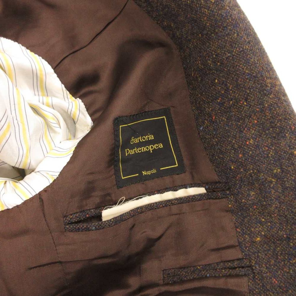 サルトリアパルテノペア Sartoria Partenopea テーラードジャケット 段