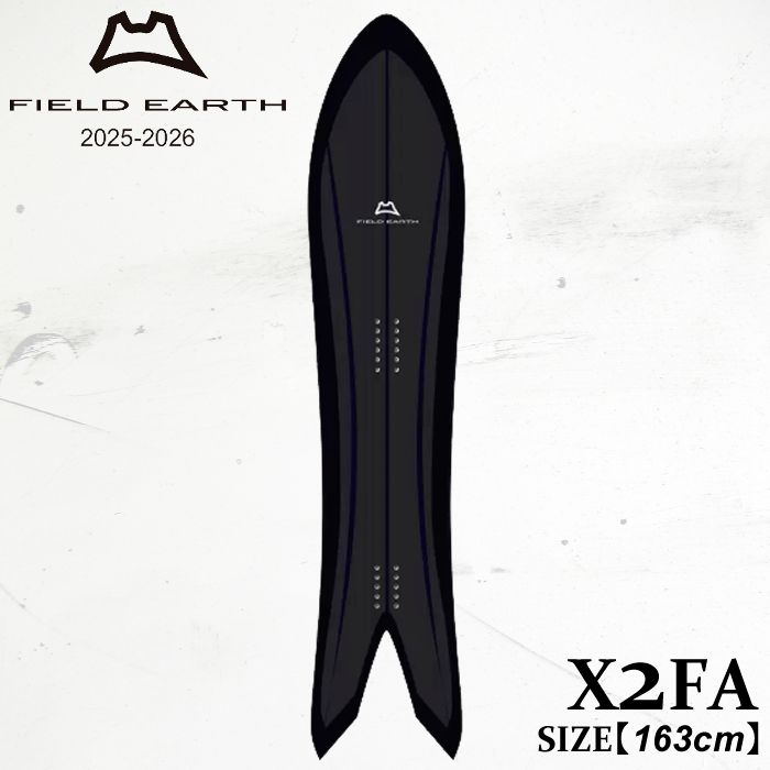 予約 25-26 FIELD EARTH フィールドアース X2 FA BLACK ツインテール