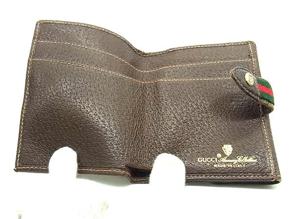 GUCCI グッチ オールドグッチ ヴィンテージ レザー 二つ折り 財布