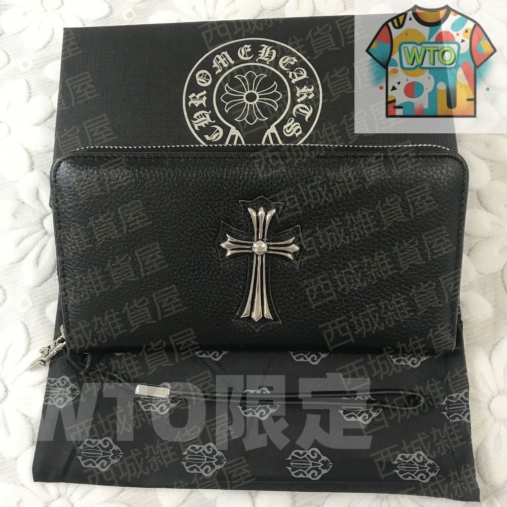 CHROME HEARTSセメタリー ラウンドジップ長財布 CHROME HEARTS クロムハーツ REC F ZIP ウォレット 長財布 ラウンド