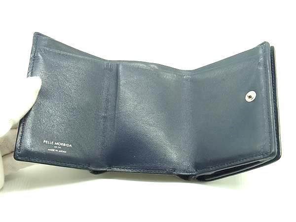 PELLE MORBIDA ペッレ モルビダ レザー 三つ折り ミニ 財布 ウォレット