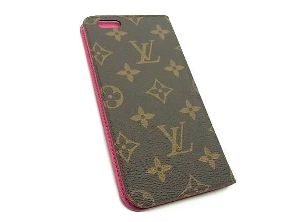 【正規品】ルイヴィトン モノグラム フォリオ　iPhone 6 Plusカバー □美品□ LOUIS VUITTON ルイヴィトン M61634 モノグラム フォリオ