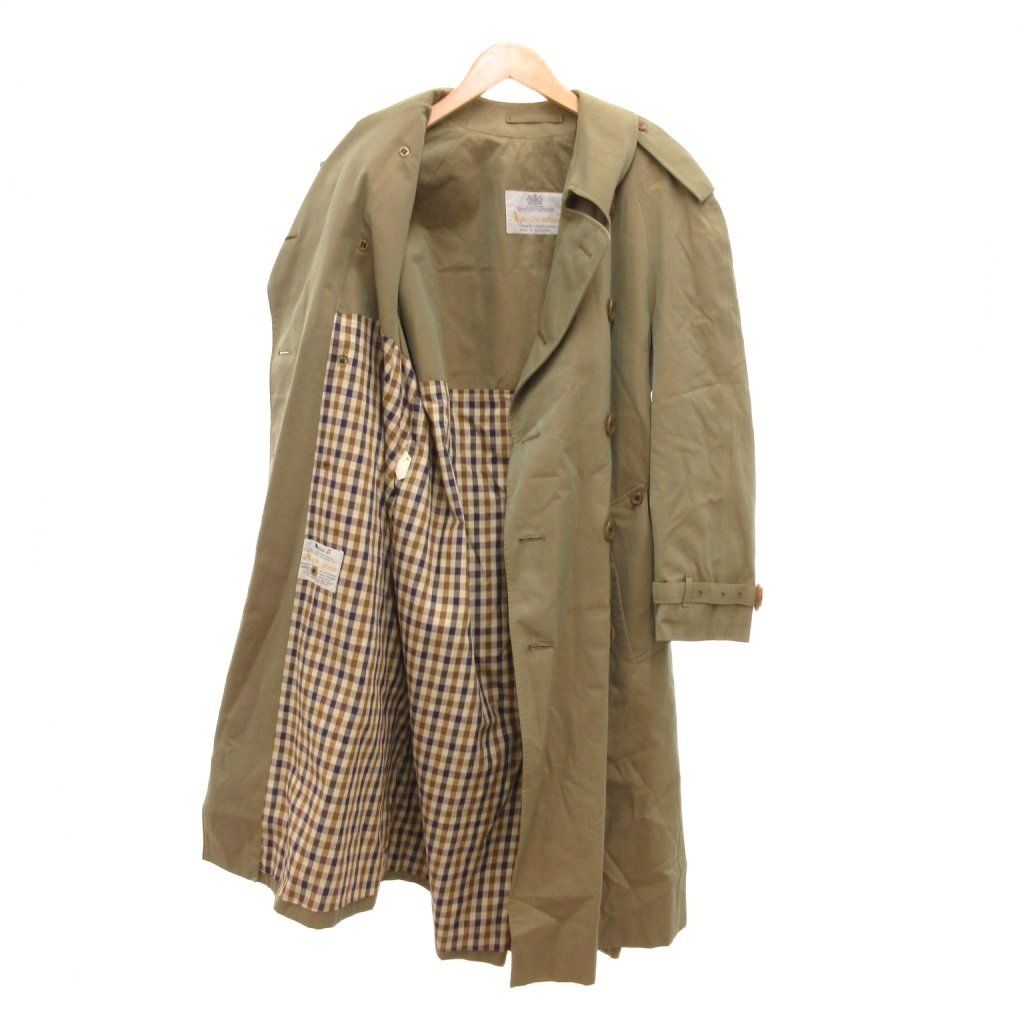 アクアスキュータム AQUASCUTUM AQUA 5 トレンチコート ロング ベルト