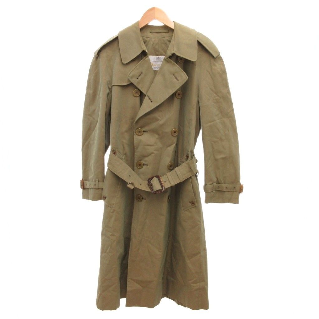 アクアスキュータム AQUASCUTUM AQUA 5 トレンチコート ロング ベルト