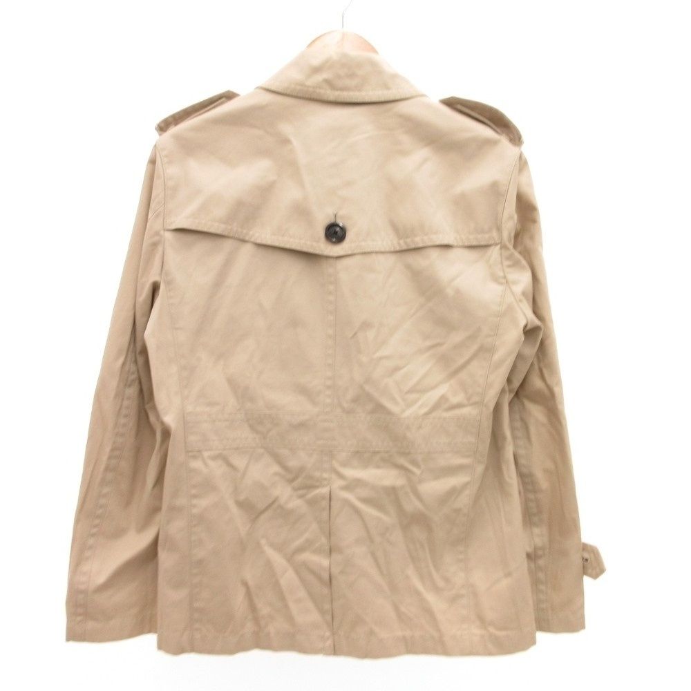 バーバリー ブラックレーベル ピーコート ジャケット ベージュ L バーバリーブラックレーベル BURBERRY BLACK LABEL ハーフコート