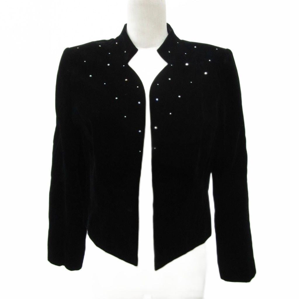 ソワール ドルチェ SOIR DOLCE ジャケット ミドル丈 ベロア ライン