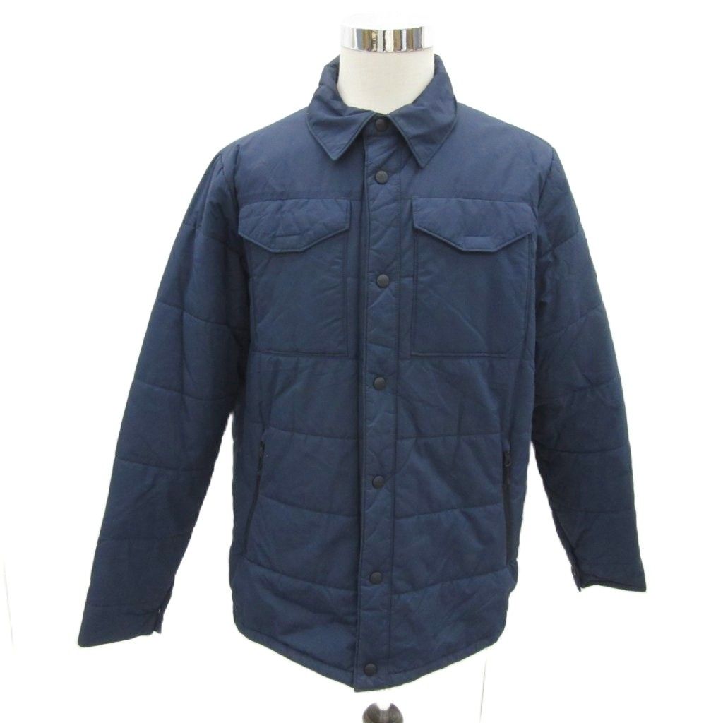 ザノースフェイス THE NORTH FACE アウトドアウェア 中綿ジャケット ナイロン L 紺 ネイビー ミドル丈 YS 31 GY 61