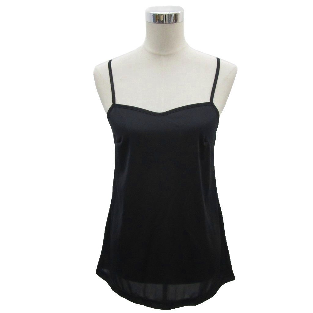 ピンクハウス PINK HOUSE チュニック 黒 ブラック ノースリーブ レース