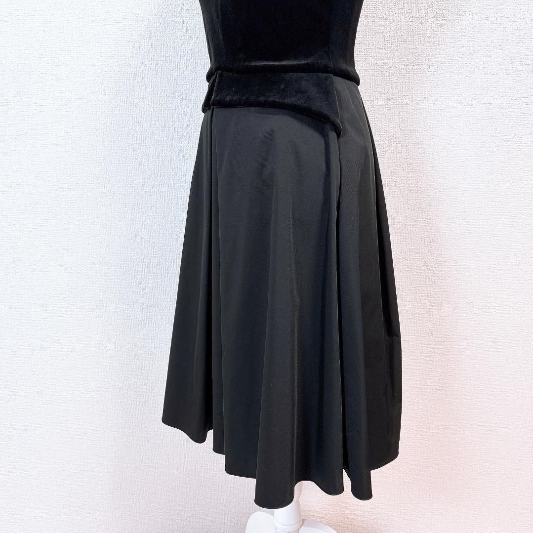 美品 ベロアノワールby FOXEY NEW YORK 38 Aラインワンピース - メルカリ