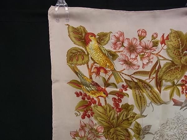 Salvatore Ferragamo フェラガモ シルク100% 大判 スカーフ ストール