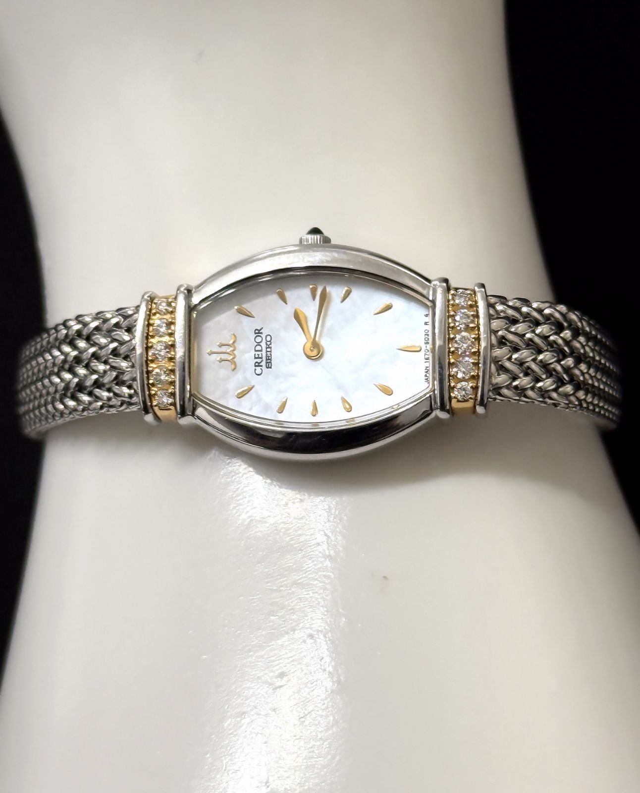 セイコー クレドール 18KT 10Pダイヤ