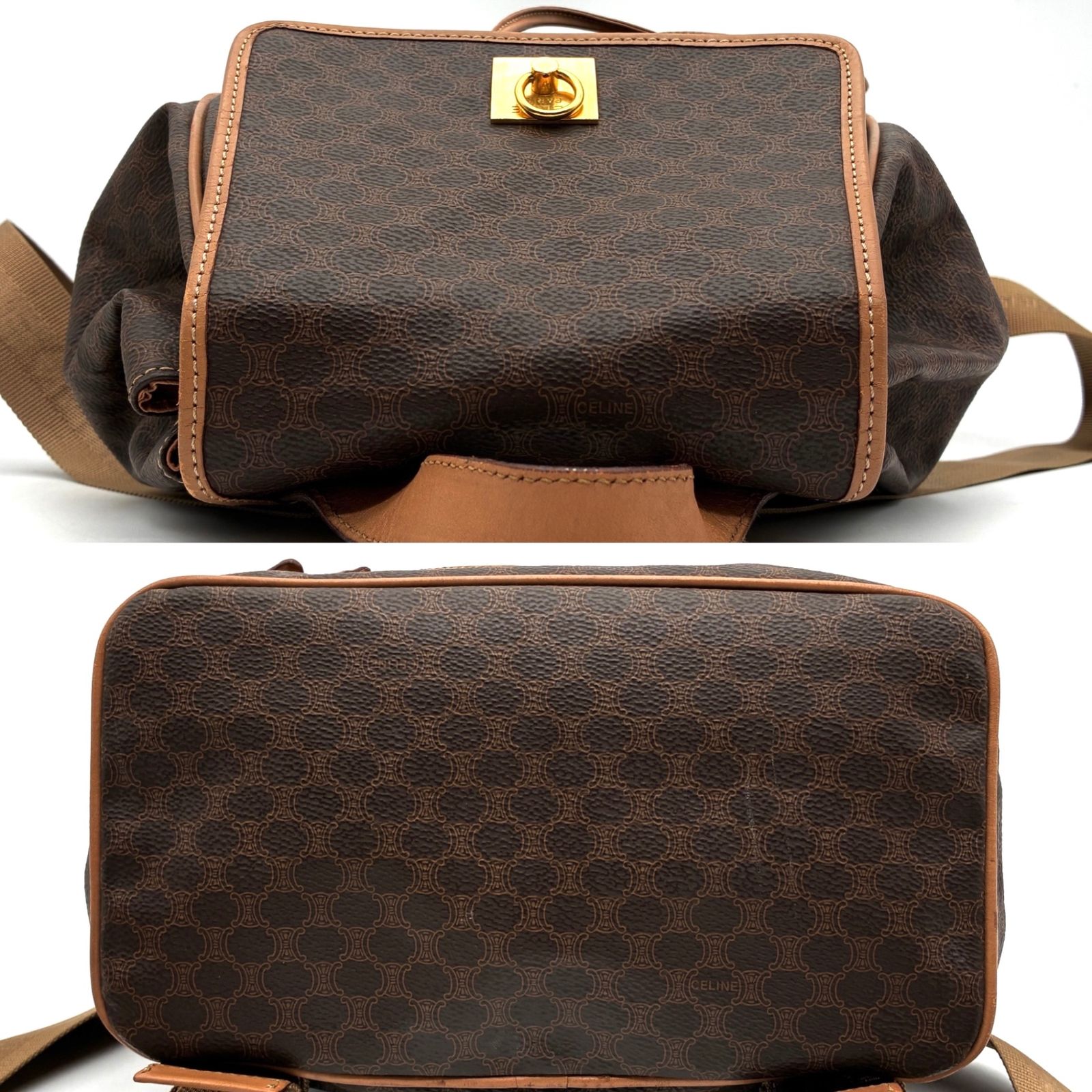 CELINE セリーヌ レディース リュックサック バッグパック ロゴ金具