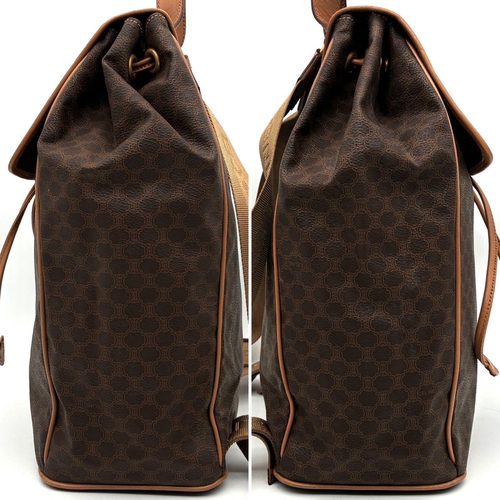 CELINE セリーヌ レディース リュックサック バッグパック ロゴ金具