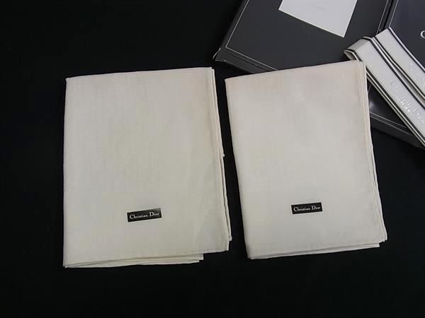 □美品～□ クリスチャンディオール トロッター 綿100% ハンカチーフ
