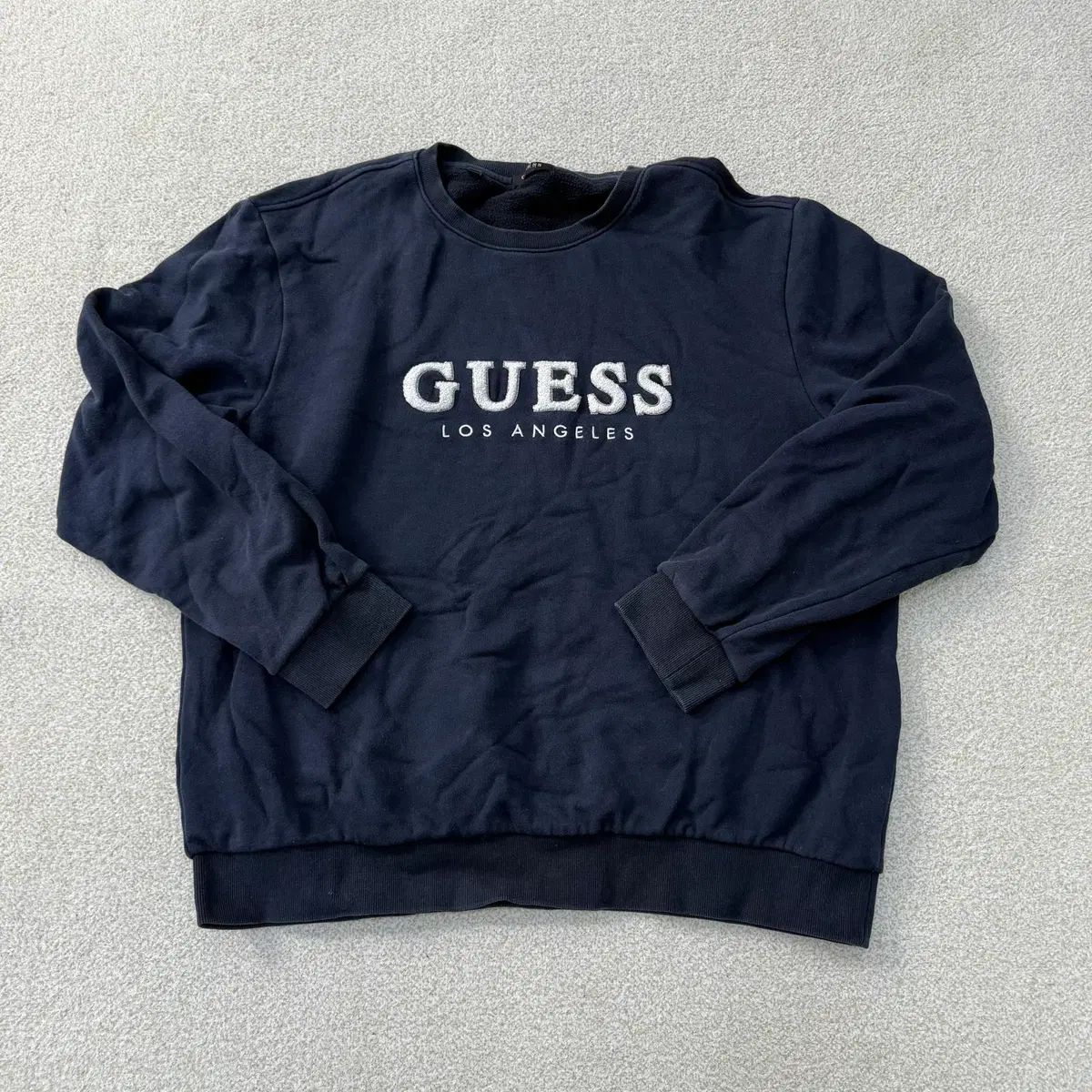 XXL ゲス 起毛 ネイビー スウェット - メルカリ