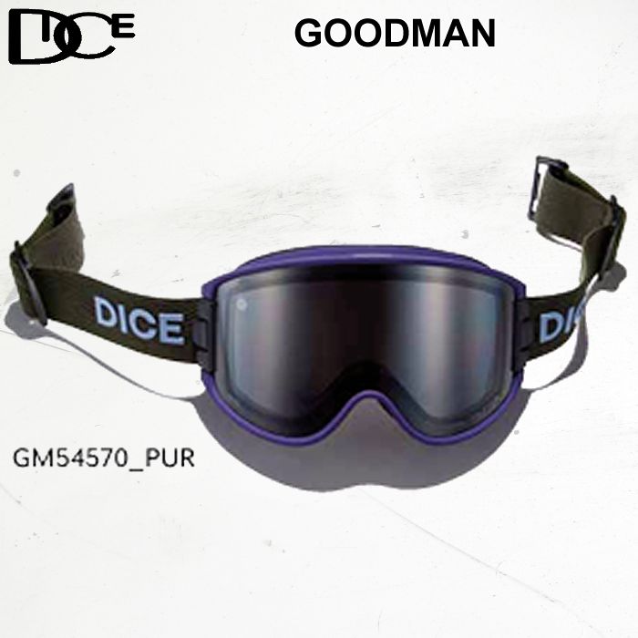 予約 ゴーグル ダイス DICE GOODMAN グッドマン GM54570 25-26 PUR (C