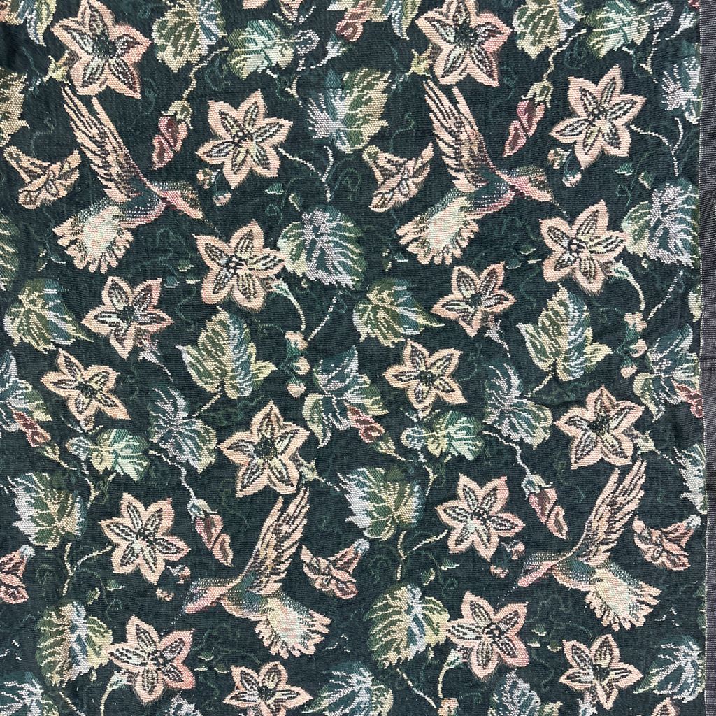 vintageラグ ブランケット マルチカバー タペストリー フラワー 花