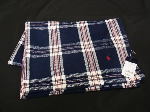 新品☆Ralph Lauren】ペア☆タータンチェック ブランケット☆ラルフ