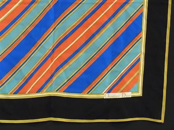 Christian Dior シルク総柄スカーフ ストール ショール　ディオール ChristianDior クリスチャンディオール シルク100% スカーフ ストール