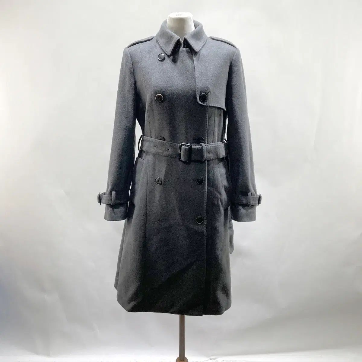 キース レディース ウールカシミアコート グレー 55 ヴィンテージ 